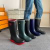 Men's Rain Boots Wear-resistant Waterproof Non-slip Knee High Rain Shoes For Outdoor Working Fishing